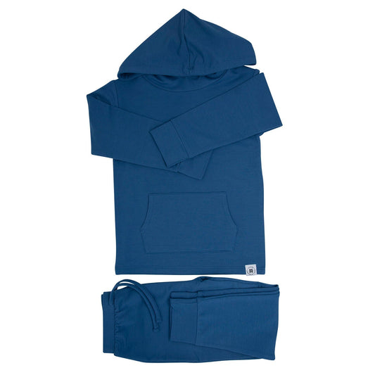 Hooded Jogger Set – Captain Blue