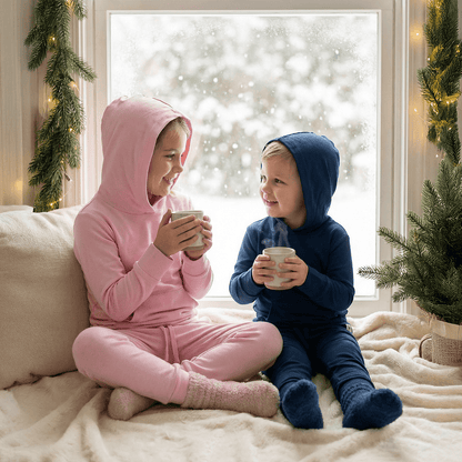 Hooded Jogger Set – Carnation Pink