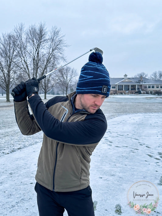 PGA Tour Men's Laser Logo Beanie