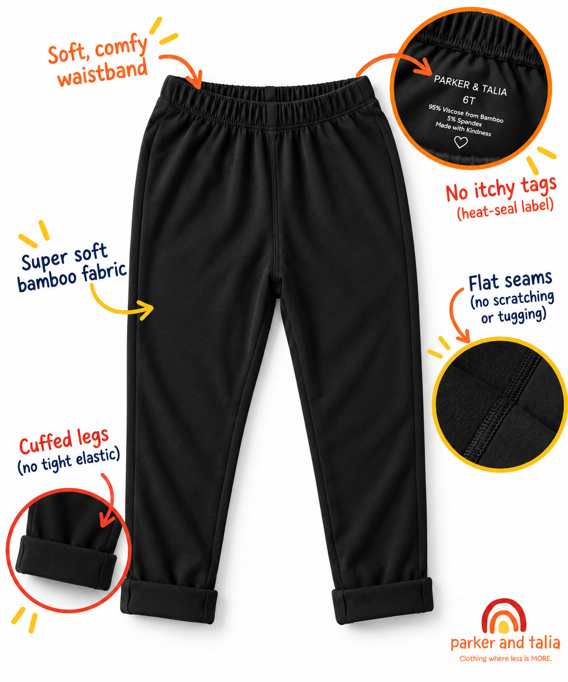 Everyday Sensory-Friendly Jogger – Pink