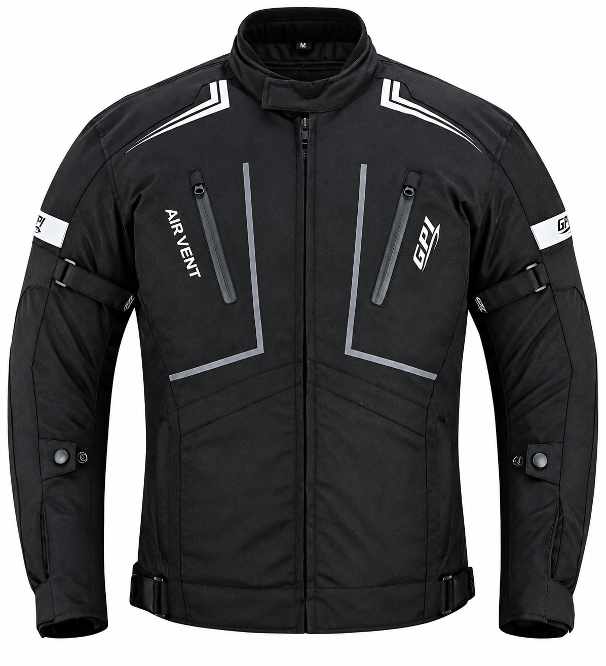 Men's All-Season Motorcycle Jacket – Black, 4 Pockets