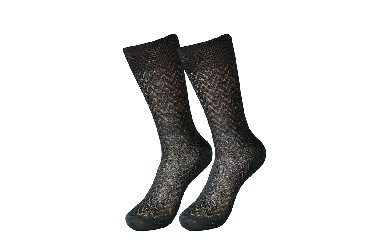 Men's Mercerized Cotton Dress & Trouser Socks, 3-Pack