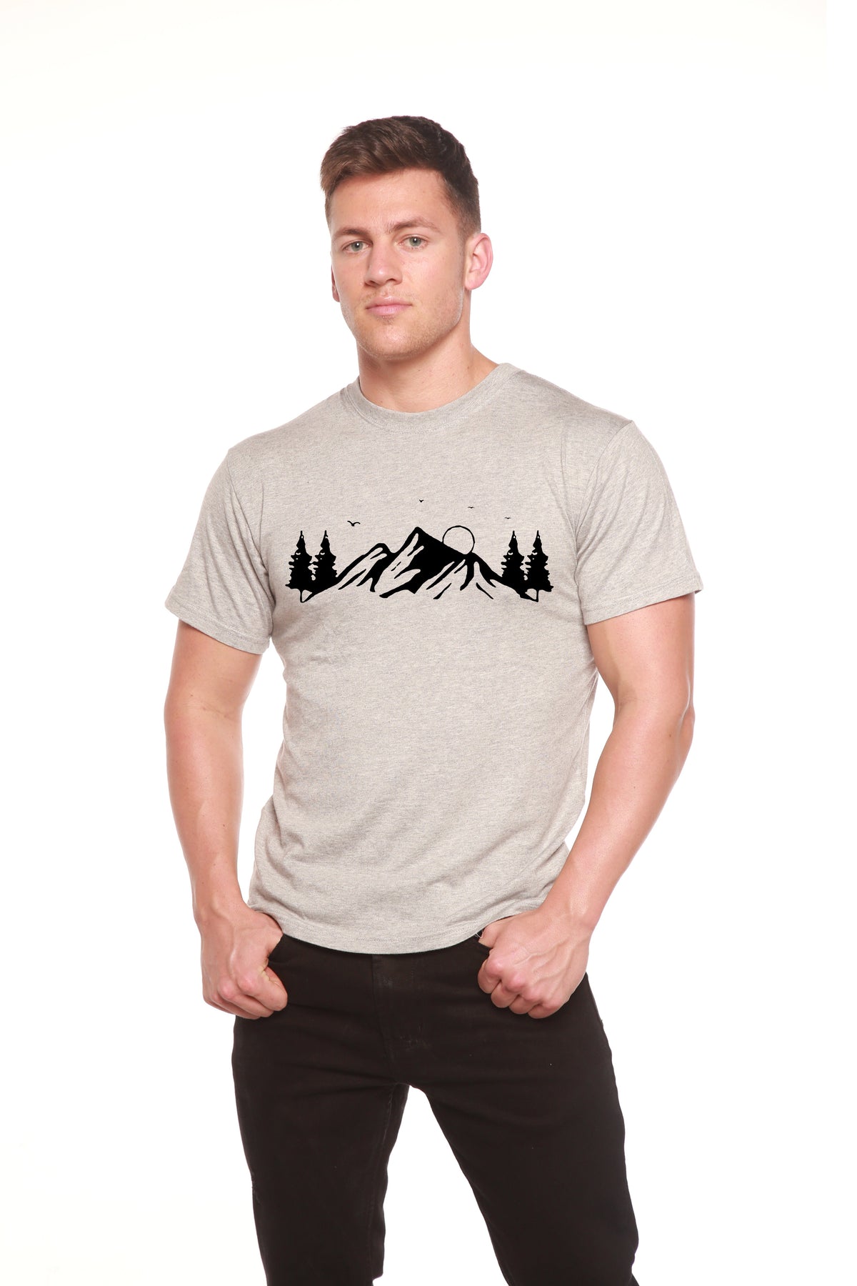 Mauna Kea Bamboo-Cotton Graphic Tee