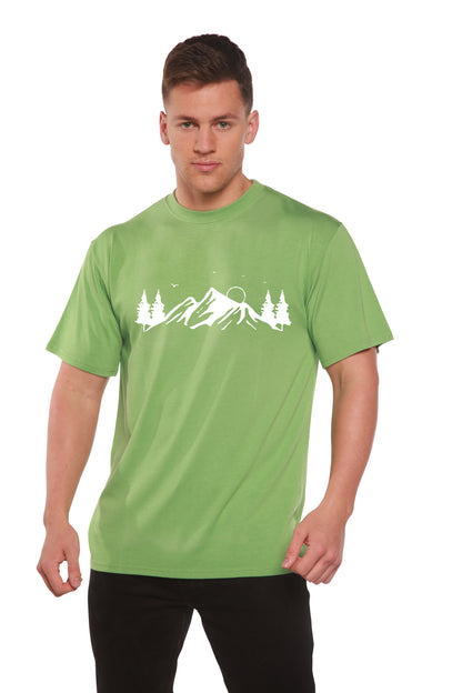 Mauna Kea Bamboo-Cotton Graphic Tee