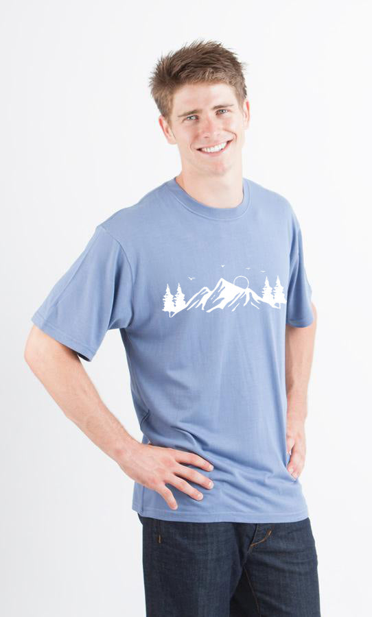 Mauna Kea Bamboo-Cotton Graphic Tee