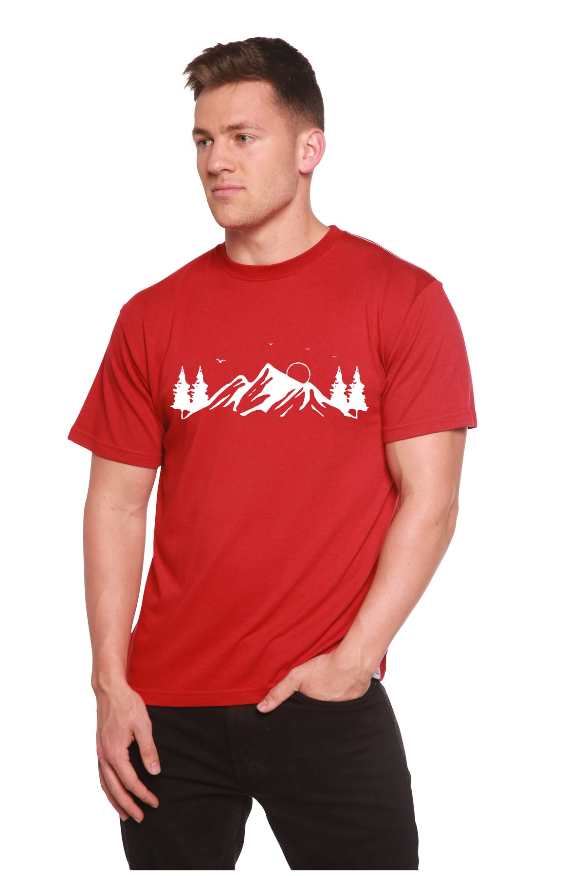 Mauna Kea Bamboo-Cotton Graphic Tee