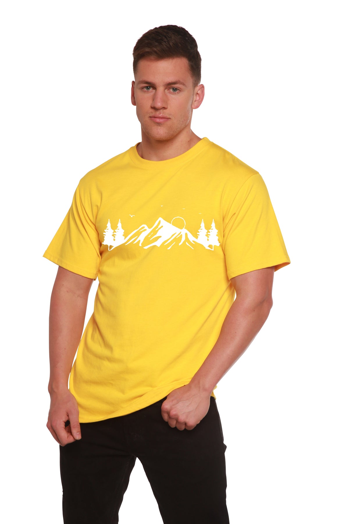 Mauna Kea Bamboo-Cotton Graphic Tee