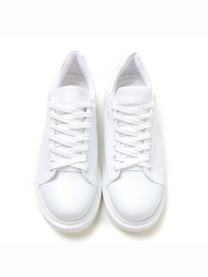 Men's Pluto Casual Sneaker – Pure White
