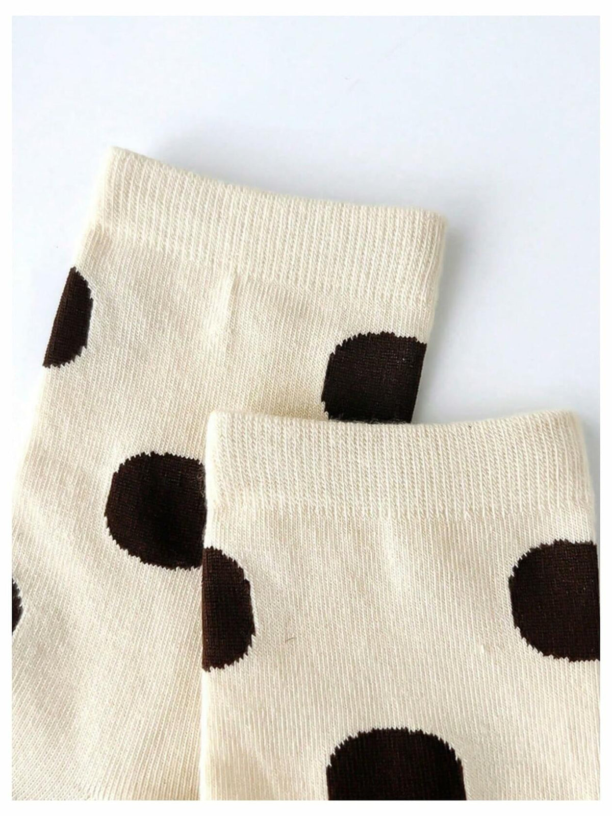 Women's Polka Dot Crew Ankle Socks, 5 Pairs