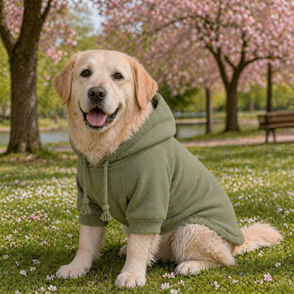 Plush Cotton Hooded Dog Sweater