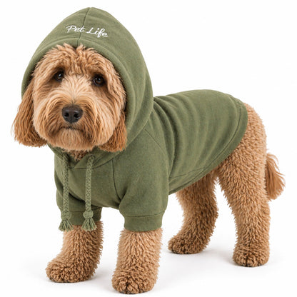 Plush Cotton Hooded Dog Sweater