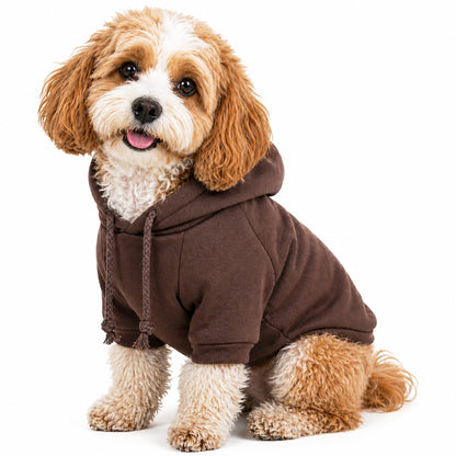 Plush Cotton Hooded Dog Sweater