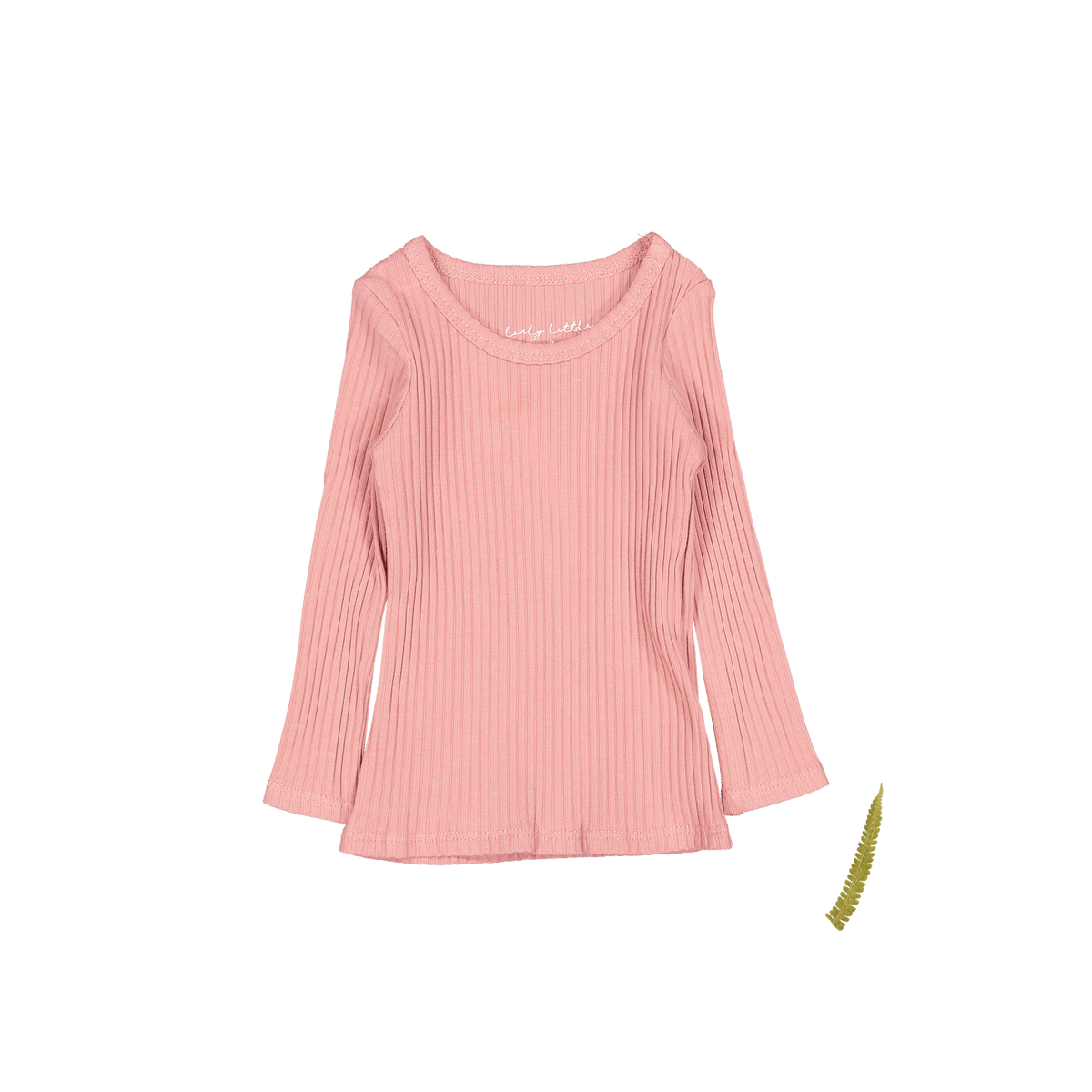 Kids' Long Sleeve Crew Tee, Rose