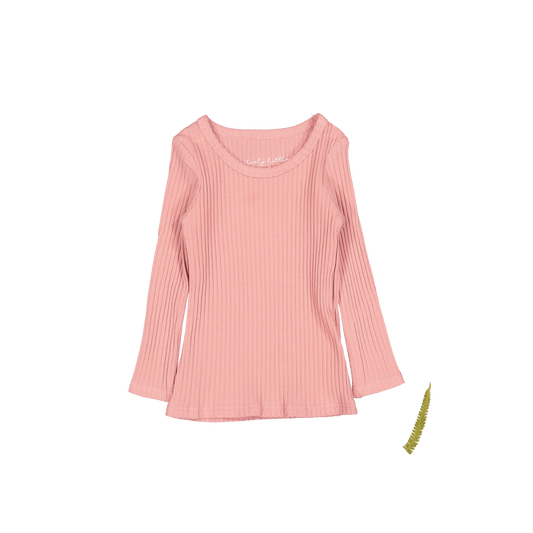 Kids' Long Sleeve Crew Tee, Rose