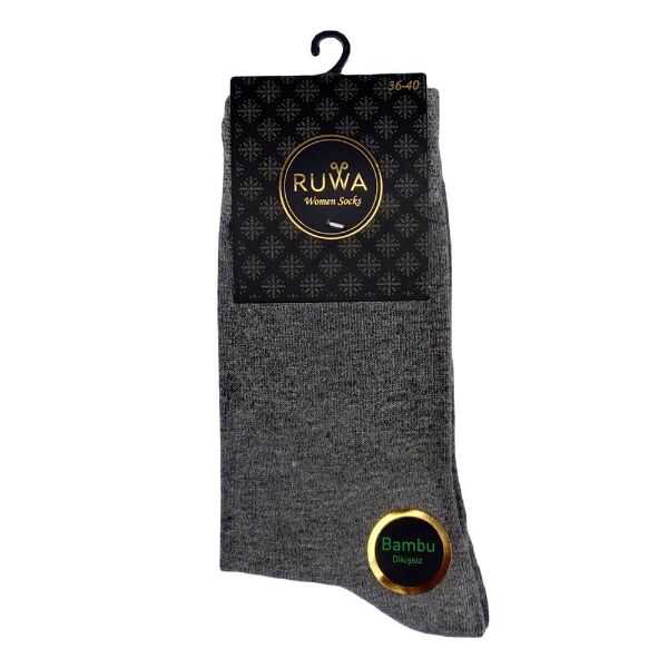 Women's Bamboo Crew Socks, Grey