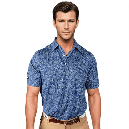 Men's Performance Polo, Starry Night