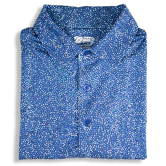 Men's Performance Polo, Starry Night