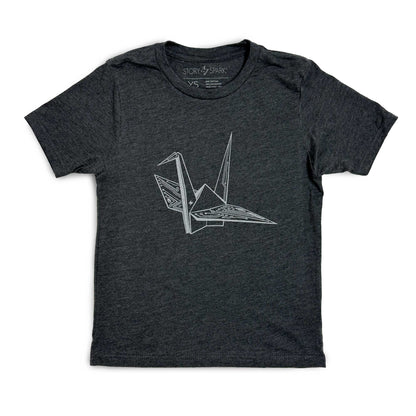 Kids' Tech-gami Origami Crane Graphic Tee