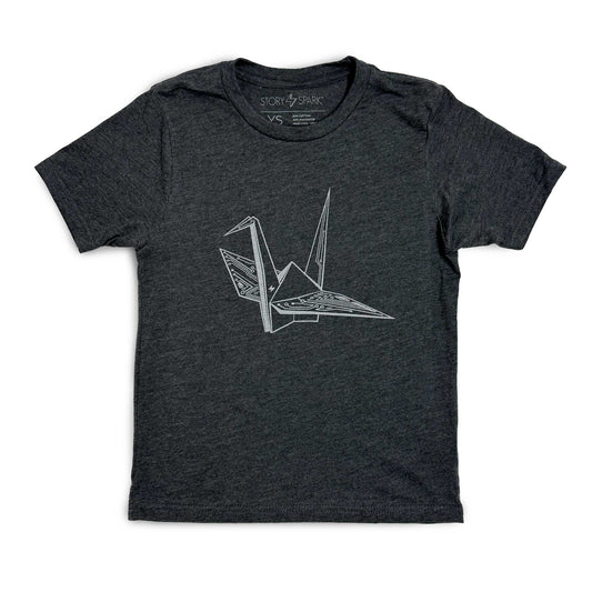 Kids' Tech-gami Origami Crane Graphic Tee