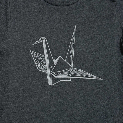 Kids' Tech-gami Origami Crane Graphic Tee