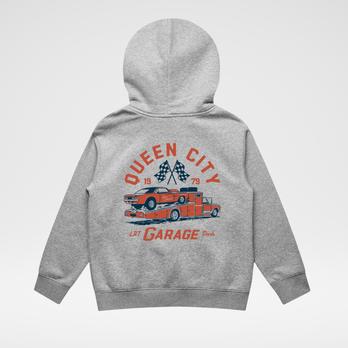 Queen City Hoodie – Heather Gray