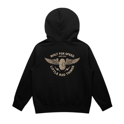 Winged Mechanic Hoodie – Black