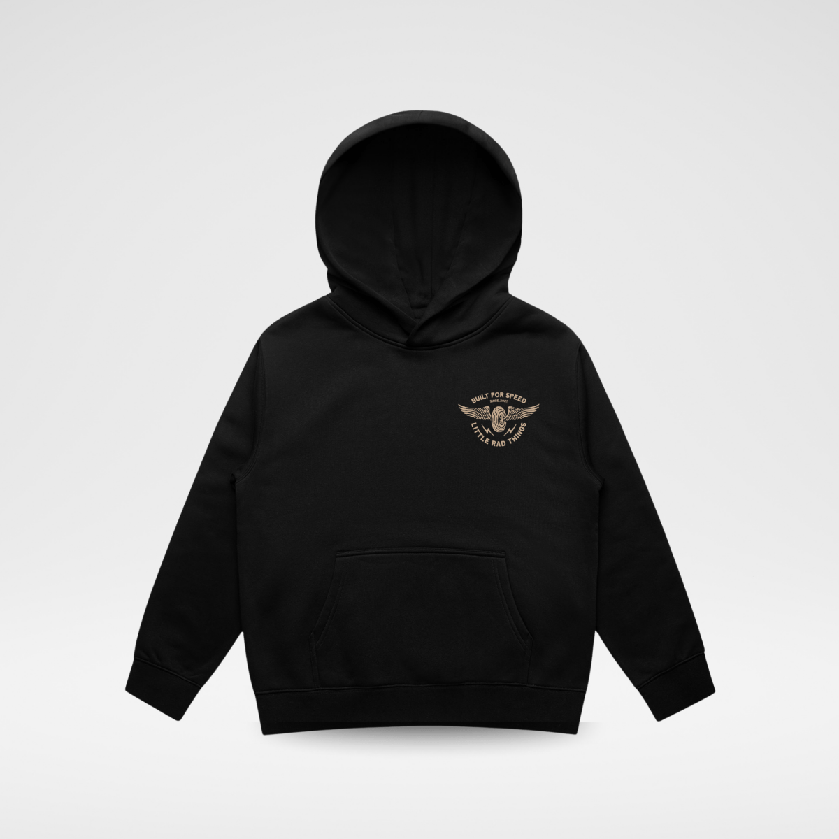 Winged Mechanic Hoodie – Black