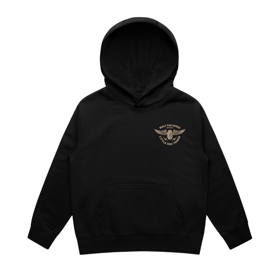 Winged Mechanic Hoodie – Black