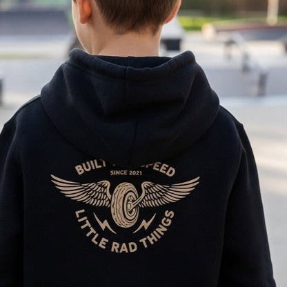 Winged Mechanic Hoodie – Black