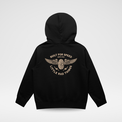 Winged Mechanic Hoodie – Black