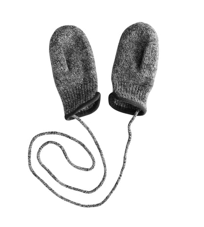 100% Virgin Wool Mittens for Babies & Kids, with Thumbs & String