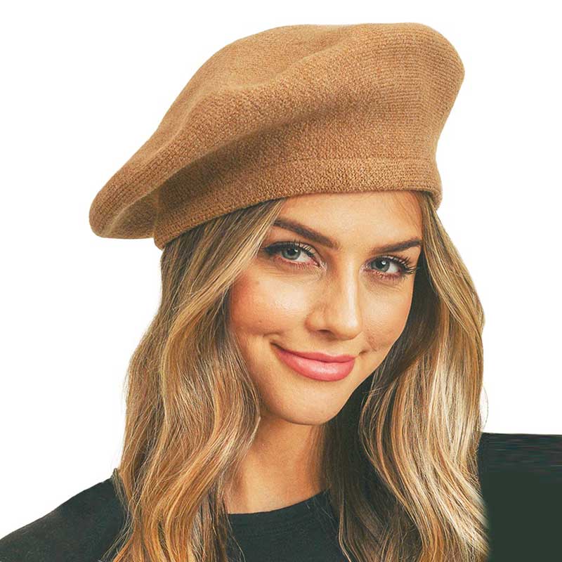 Stretchy Knit Beret
