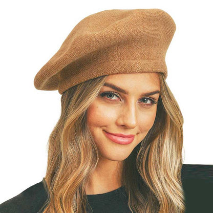 Stretchy Knit Beret