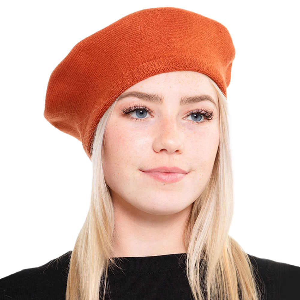Stretchy Knit Beret