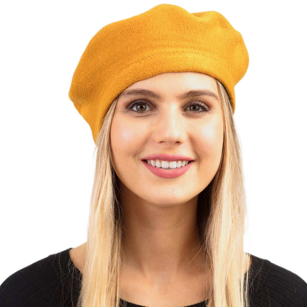 Stretchy Knit Beret