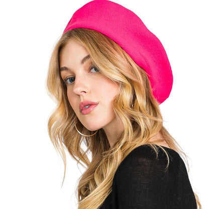 Stretchy Knit Beret