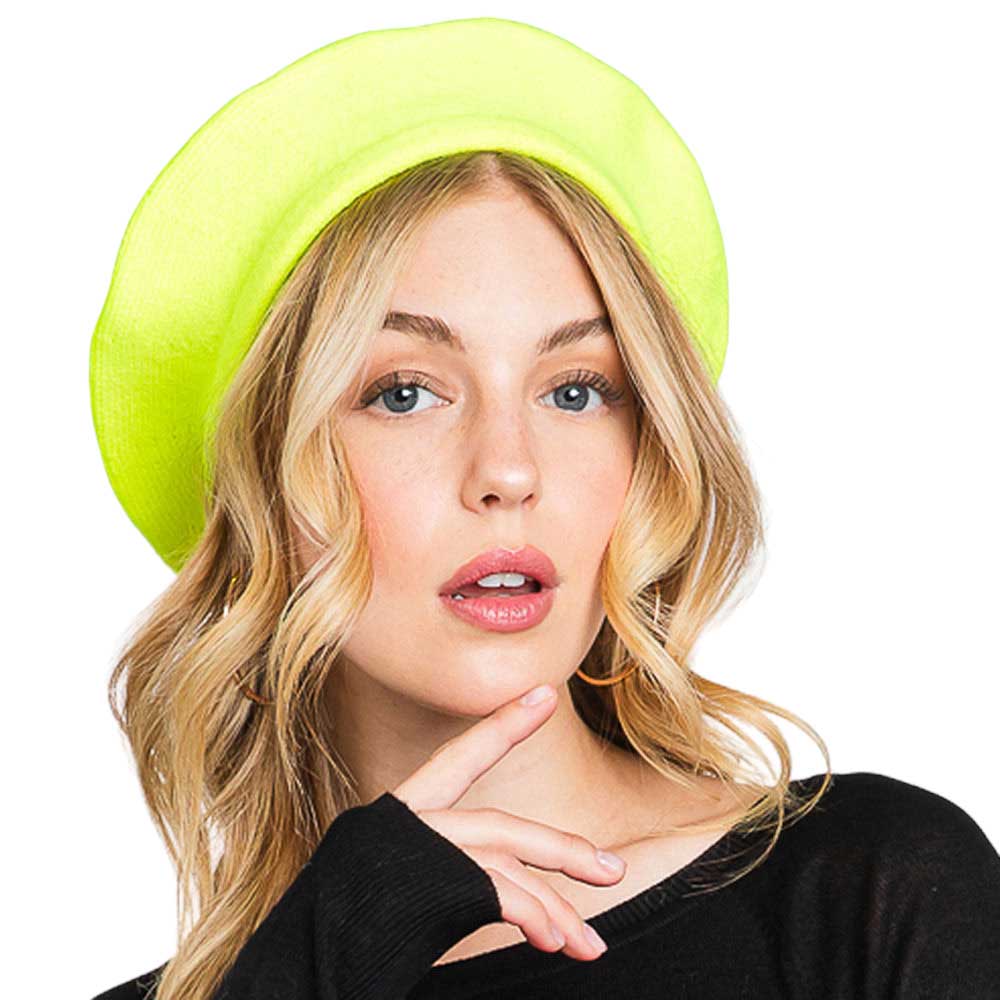 Stretchy Knit Beret