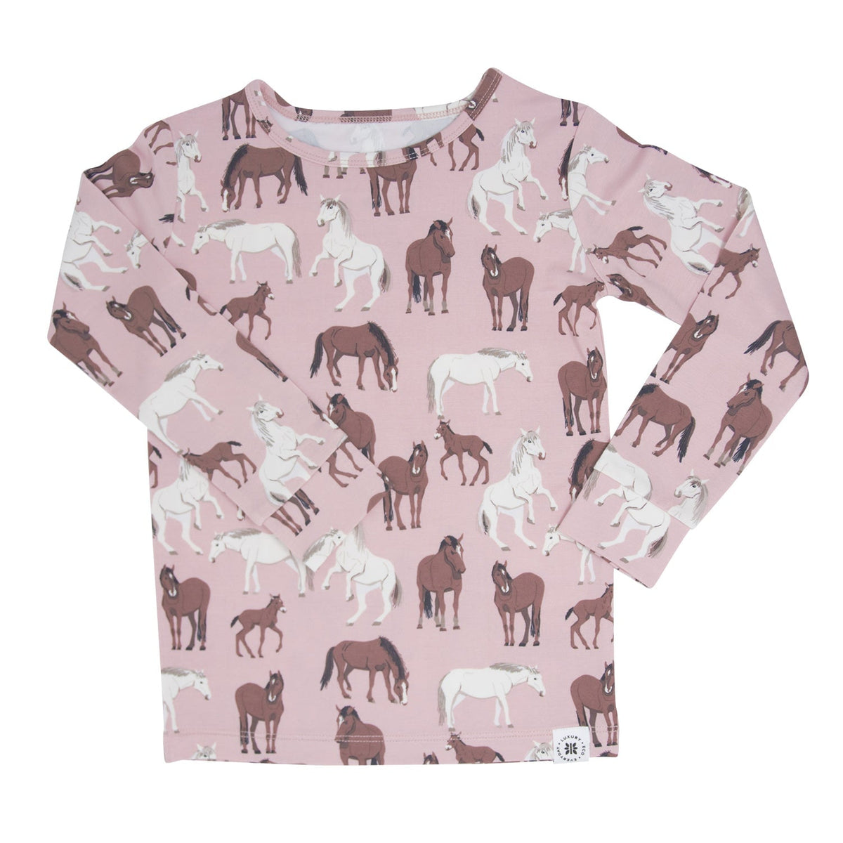 Kids' Bamboo Pajama Set – Wild Horses