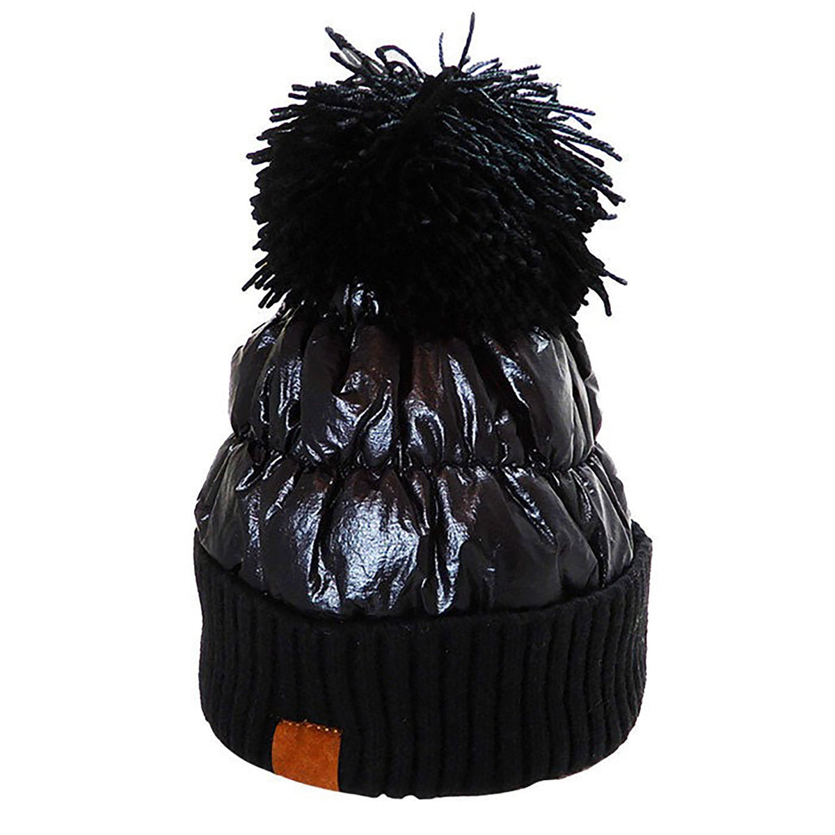Puffer Knit Pom Beanie