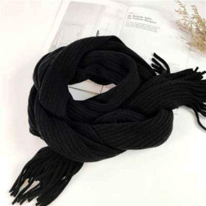Soft Tassel Wrap Scarf