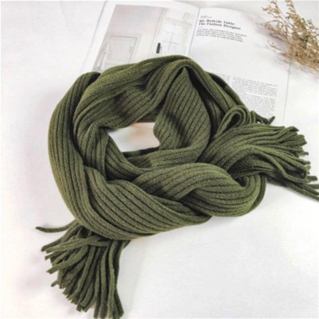Soft Tassel Wrap Scarf