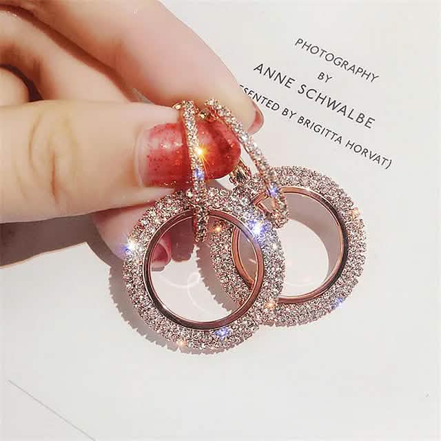Women's Cubic Zirconia Crystal Earrings