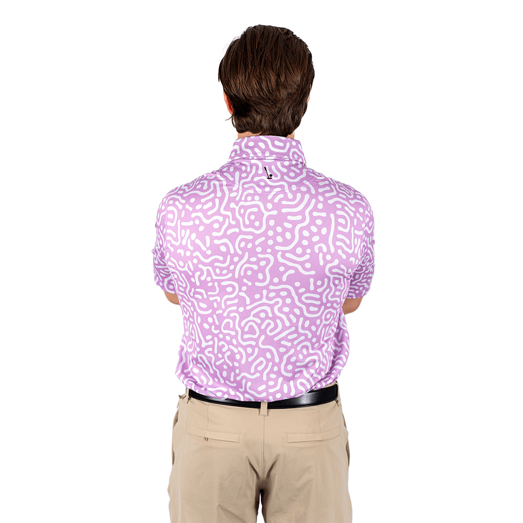 Men's Wrong Fairway Polo – Lavender