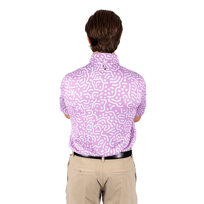 Men's Wrong Fairway Polo – Lavender