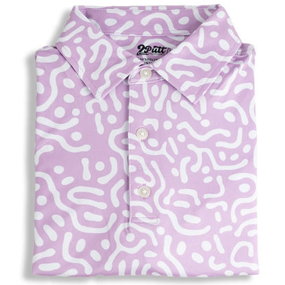 Men's Wrong Fairway Polo – Lavender